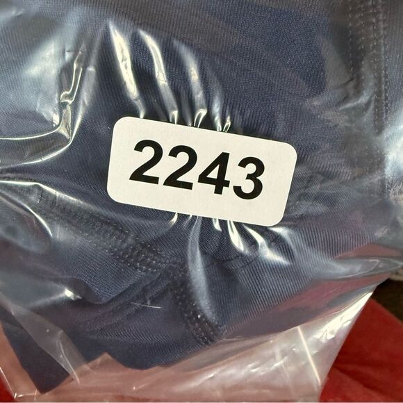 Adidas Blue and Yellow Athletic Shorts with Elastic Waistband - Picture 4 of 4